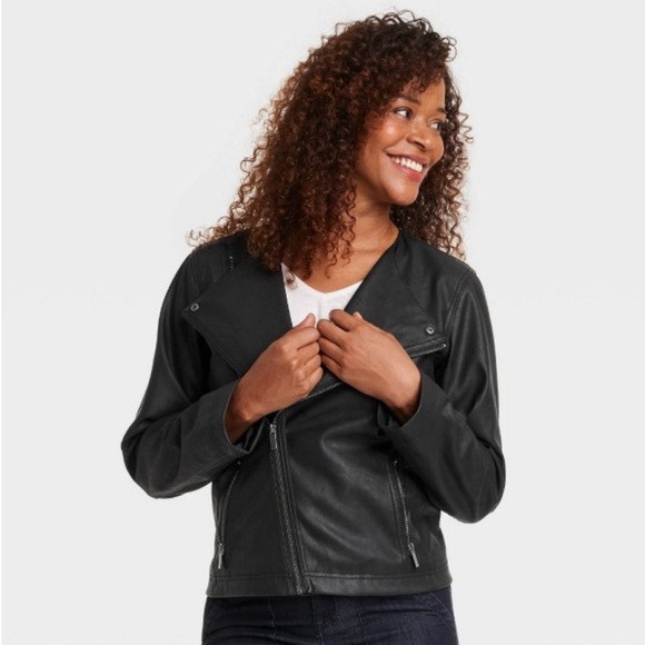 Knox Rose Moto Jacket Black - Picture 2 of 5